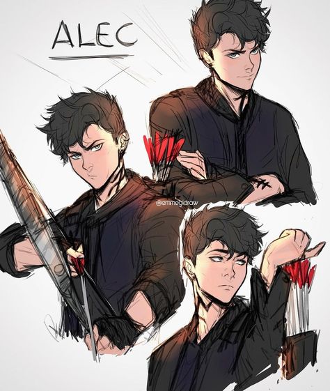 Shadowhunter Chronicles Fan Art, Shadowhunters Sketches, Shadow Hunter Fanart, Alec Lightwood Fan Art, Shadow Hunters Fan Art, Shadowhunters Drawing, Jace Fanart, Simon Shadowhunters, Malec Fanart