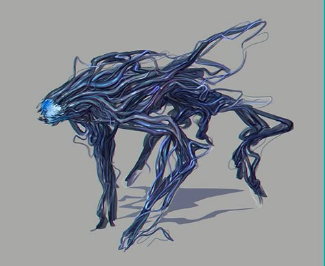 Mimic Concept Art, Mimic Monster, Edge Of Tomorrow, Small Doodle, Lovecraftian Horror, Dark Creatures, Beast Creature, Cosmic Horror, Alien Concept Art