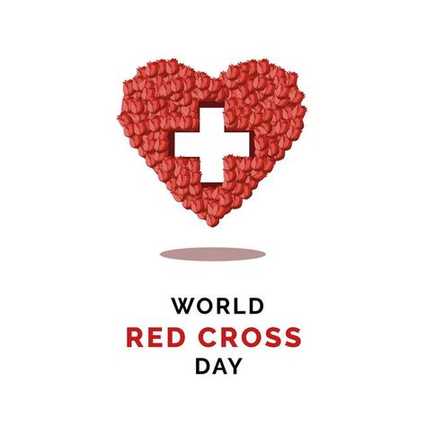 World Red Cross Day, Poster Drawing, Red Cross, Underarmor Logo, Ear Piercings, Graphic Resources, Red, Drawings