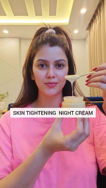 Night Cream For Glowing Skin, Best Face Moisturizer, Night Skin Care, Tighten Facial Skin, Big Pores, Ayurvedic Skin Care, Skin Tightening Cream, Natural Skin Care Remedies, Night Skin Care Routine