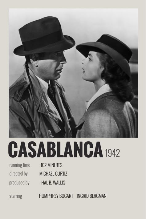 Casablanca Movie, Cafe Owner, Casablanca 1942, American Cafe, Claude Rains, Most Paused Movie Scenes, Iconic Movie Posters, Movie Card, Girly Movies