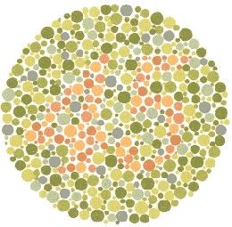 Ishihara Test Image 45 Colorblind Test, Kids Playing Doctor, Color Vision Deficiency, Blind Test, Test For Kids, Test Image, Color Vision, Simple Eye, Vision Eye