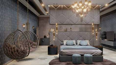 Big Master Bedroom 80 m2 on Behance Aesthetic Interior Design, Minimalist Bed, Bedroom Interior Design Luxury, Modern Luxury Bedroom, Modern Bedroom Interior, Aesthetic Interior, Luxury Bedroom Design, Luxury Bedroom Master, Bedroom Bed Design