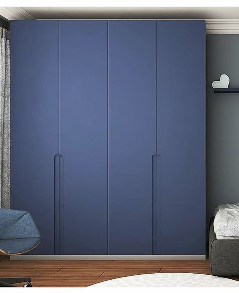 Navy Wardrobe Bedroom, Bed Design Modern, Bedroom Wardrobe, Design Modern, Bed Design, Tall Cabinet Storage, Cupboard, Bedroom Design, Armoire