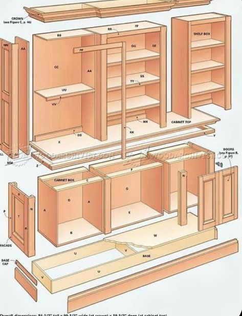 Bookcase Plans, Bookshelf Plans, Woodworking Projects Furniture, Woodworking Furniture Plans, Small Woodworking Projects, Free Woodworking Plans, Woodworking Plans Diy, Woodworking Projects That Sell, Beginner Woodworking Projects