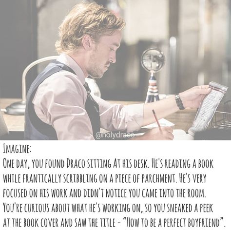 What do you want to do with Draco if he's your boyfriend? 😏 __________ #dracomalfoy #dracoimagine #dracomalfoyimagine Draco Malfoy Imagines Boyfriend, Draco Imagines, Imagines Boyfriend, Draco Malfoy Imagines, Shy Boy, Harry Potter Wizard, Tom Felton Draco Malfoy, Harry Potter Comics, Harry Potter Draco Malfoy