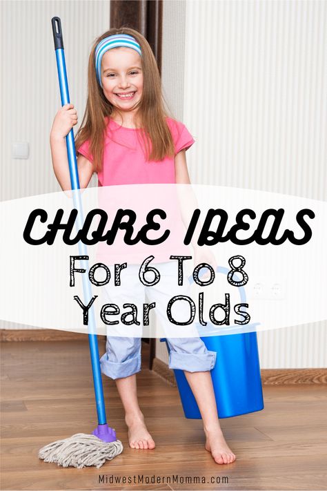 The Ultimate Guide to Age-Appropriate Chores for 6-8 Year Olds Chores Ideas, Chore Ideas, Age Appropriate Chores, Money Saving Mom, Chore List, Parenting 101, Chores For Kids, Chore Chart, Raising Kids