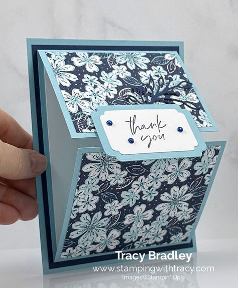 Sneak Peek of Stampin' Up! Regency Park Designer Series Paper - Stamping With Tracy Stampin Up Cards Artistically Inked, Diy Spring Cards Ideas, Stampin Up Invitations Ideas, Stampin Up Something Fancy Cards, Su Regency Park Cards, Su Regency Park Dsp, Any Occasion Cards, Craft Fair Ideas To Sell Paper, Su Sentimental Park