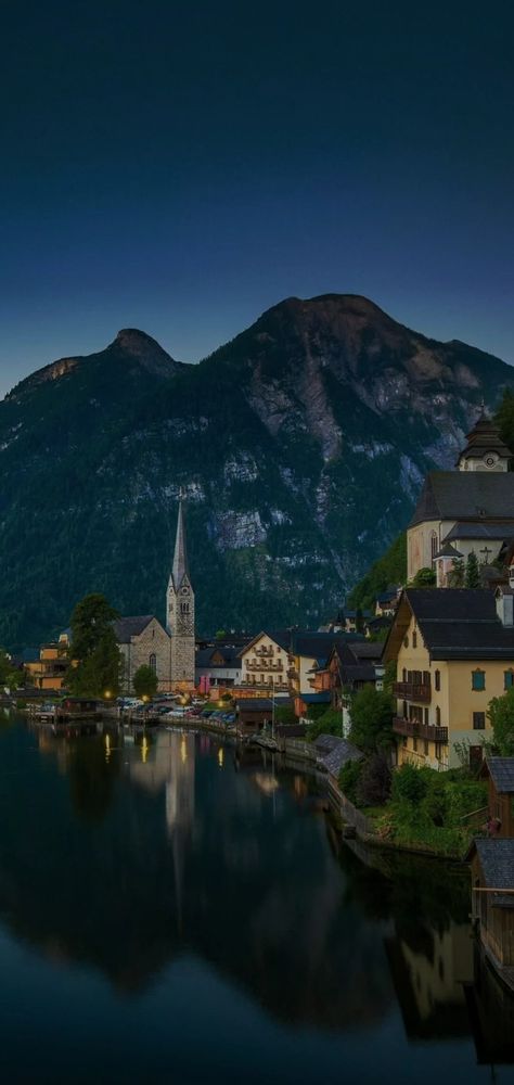 Landscape Wallpaper City view Mountains Lake Austria Wallpaper Iphone, Austria Wallpaper, 2024 Goals, Travel Destinations Photography, Wallpaper For Android, Destination Photography, Austria Travel, Photography Wallpaper, Travel List