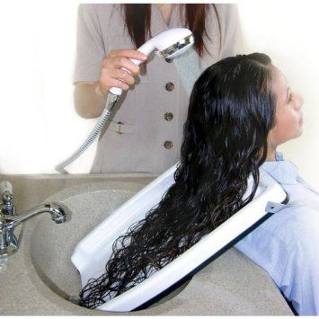 Amazon.com: HAIR WASHING TRAY (FOR HOME OR SALON - USE WITH CHAIR OR WHEEL CHAIR!): Health & Personal Care Hair Washing Sink, Portable Shampoo Bowl, Home Hair Salons, Home Beauty Salon, Shampoo Bowls, Hair Salon Decor, Hair Washing, Wheel Chair, Salon Suites