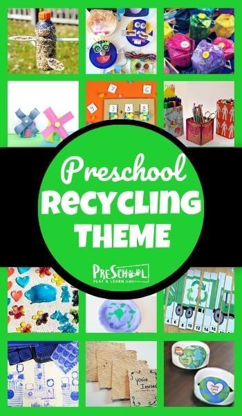 Recycling Activities For Preschoolers, Recycling Preschool, Reduce Reuse Recycle Activities, Recycle Printable, Recycle Preschool, Recycling Activities For Kids, Recycling Lessons, Recycling Activities, Preschool Play