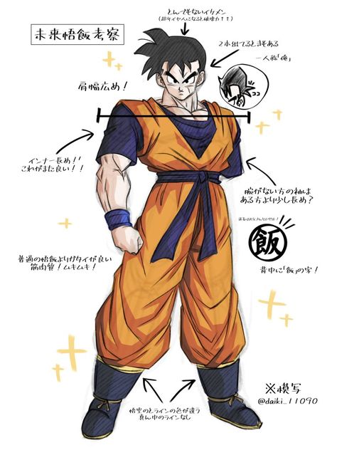 Goku Family, Ball Reference, Ball Image, Dbz Characters, Ball Drawing, Future Trunks, Person Drawing, Dragon Ball Art Goku, Dragon Ball Super Art