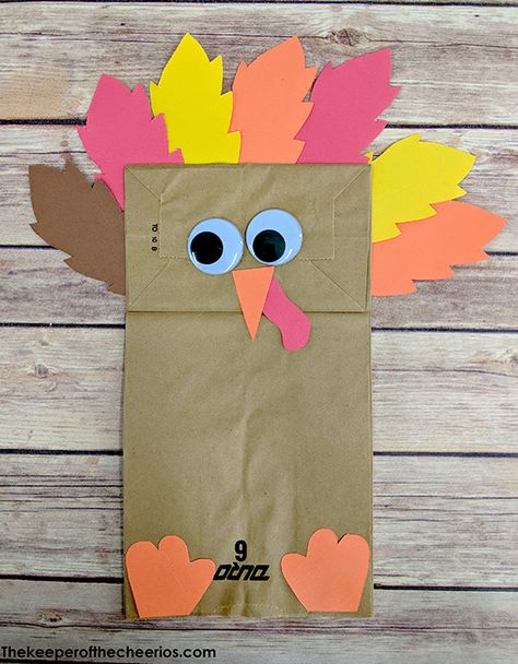 Kids Craft Thanksgiving, Turkey Paper Bag, Thanksgiving Kids Craft, Paper Bag Turkey, Craft Thanksgiving, Turkey Crafts Kids, Thanksgiving Crafts Preschool, Thanksgiving Turkey Craft, Easy Thanksgiving Crafts