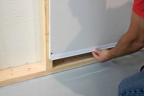 Create Flush Baseboards with Architectural L Bead Modern Baseboards And Trim, Flush Baseboard, Baseboard Trim Styles, Framing A Closet, Bathroom Baseboard, Trim Tex, Vinyl Corner, Tile Baseboard, Tall Baseboards