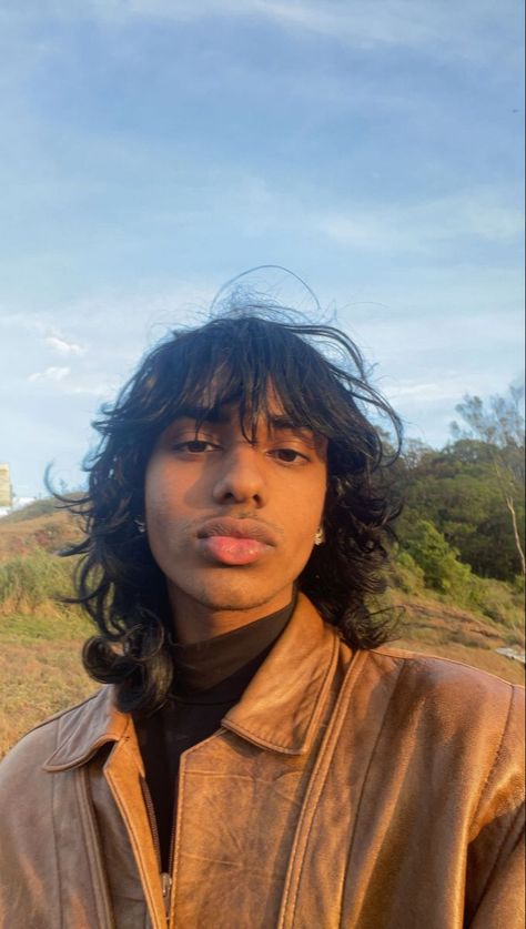 me Brown Man With Long Hair, Indian Man Reference, Indian Man Long Hair, Bandana Men Style Hair, Adwaith Abhilash, Indian Boy Haircut, Indian Guy Aesthetic, Unique Models Faces, Brown Guys Indian