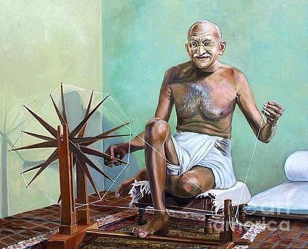 Gandhi Portrait, Portrait Historical, Mahatma Gandhi Photos, Mk Gandhi, Swadeshi Movement, Figures Painting, William Shakespeare Frases, Gandhi Ji, Portrait Celebrity