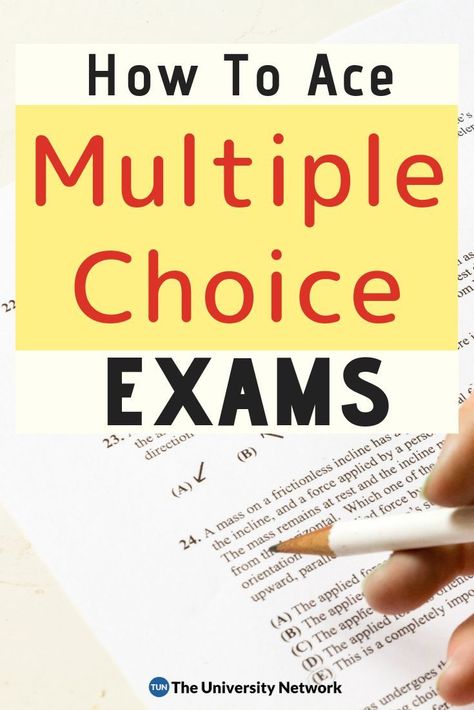 These test-taking tips will help you improve your grades on multiple choice exams! Multiple Choice Test, Test Taking Strategies, Importance Of Time Management, College List, Exams Tips, Online Degree, Term Paper, College Study, Online College