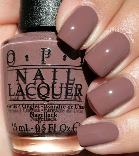 opi taupe purple polish Beach Nail Designs, Brown Nail Polish, Unghie Sfumate, Brown Nail, Nagellack Trends, Fun Nail Colors, Nail Color Trends, Nail Colour, Fall Nail Colors