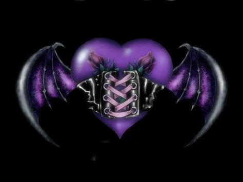 . Witchy Quotes, Purple Goth, Black Hearts, Purple And Black, With Friends, Purple, Quotes, Black