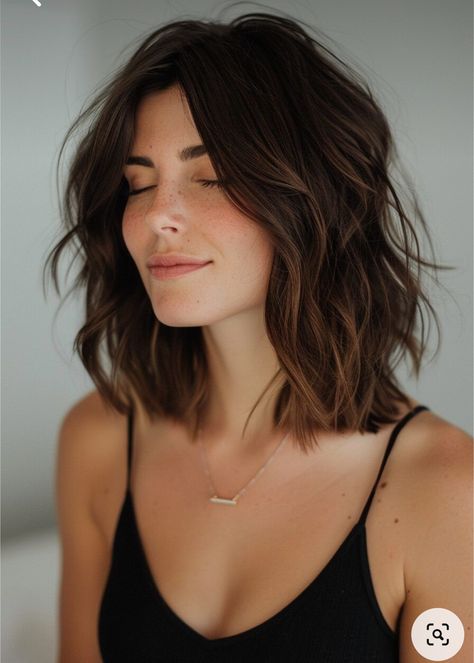 Shoulder Length Low Maintenance Haircut, Shoulder Length Hair Styling Ideas, Medium Side Part Haircut, Mid Length Hair 2024 Trends, Low Maintenance Medium Length Haircut, Shoulder Length Hair With Layers Over 50, Short To Mid Length Haircuts, Medium Length Haircut Low Maintenance, 2024 Medium Length Haircut