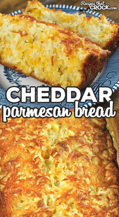 Cheddar Bread Recipe, Loaf Breads, Cheesy Bread Recipe, Yeast Recipes, Parmesan Bread, Low Carb Biscuit, Oven Recipe, Bread Oven, Bisquick Recipes