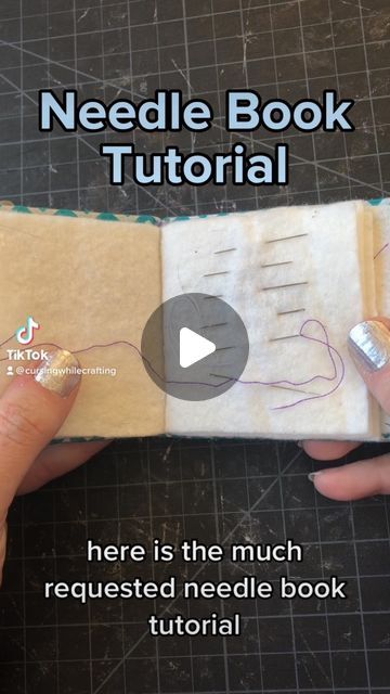 Lynn Esteban on Instagram: "Here is the needle book tutorial i promised! Its such a quick, fun craft project that uses scraps! Plus its a game changer for sewing on the go. I always have a new needle in my EPP bag!
#needlebook #crafttutorial #howto #sewingproject #craftproject #sewingtutorial" Needle Book Tutorial, How To Make A Needle Book, Sewing Needle Book, Needle Cases To Sew, Needle Books Pattern Ideas, Needle Book Pattern Free, Felt Needle Book, Book Tutorial, Needle Kit