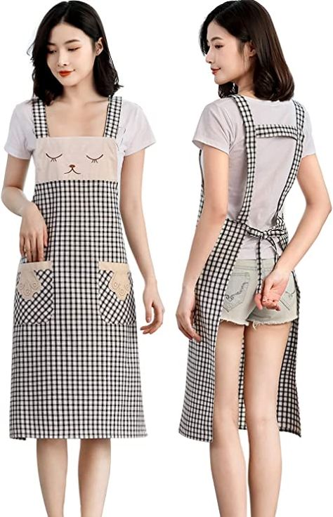 Cute Cooking, Cooking Painting, Apron Pattern Free, Women Artist, Painting Apron, Apron Sewing Pattern, Apron With Pockets, Cute Aprons, Sewing Aprons