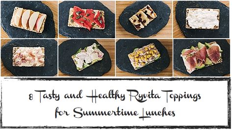 8 Tasty and Healthy Ryvita Toppings for Summertime Lunches Ryvita Toppings, Red Onion Chutney, Bread Toppings, Salad Cream, Apple Chutney, Rice Crackers, Apple And Peanut Butter, Work Lunches, Sandwich Fillings