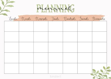 Planning mensuel gratuit, planner téléchargeable, calendrier à imprimer, rentrée scolaire, free printables, organisation, organisation famille, todo list, blog organisation, kateatime.fr, planning à télécharger, pack organisation gratuit Agenda Organization, Planner Organisation, Student Plan, Bullet Journal Diy, Budget Organization, Planner Pdf, Agenda Planner, Bullet Journal School, Organization Planning