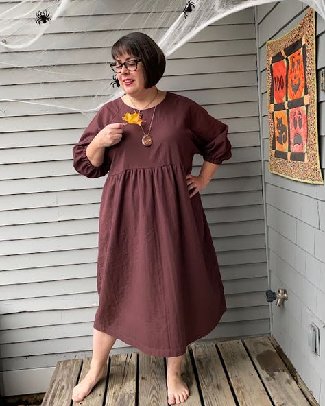 Cookin' & Craftin': Double Gauze Style Arc Hope Dress Double Gauze Dress Free Pattern, Style Arc Hope Dress, Hope Dress Style Arc, Double Gauze Dress Pattern, Poofy Sleeve Shirt, Style Arc Sewing Patterns, Double Gauze Dress, Poofy Sleeves, Style Arc