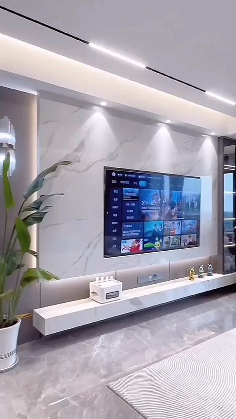 Tv Cabinet Design Modern, Tv Unit Interior Design, Tv Cabinet Design, Modern Tv Units, Latest Living Room Designs, Interior Design Your Home, Hall Interior Design, Tv Room Design, Hall Interior