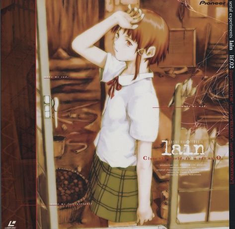 Lain Poster, Lain Iwakura, Serial Experiments Lain, Arte Cyberpunk, Old Anime, Manga Covers, Gorillaz, Room Posters, Animated Movies