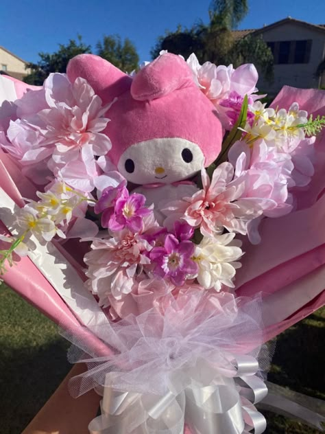 Hello Kitty Flower Bouquet, Sanrio Bouquet, Y2k Inspo, Kawaii Y2k, Melody Hello Kitty, Sanrio My Melody, My Melody, Cute Kawaii, Hello Kitty