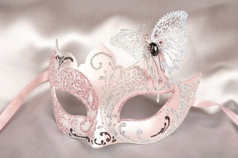 Butterfly Masquerade Mask, Pink Masquerade Mask, Masquerade Aesthetic, Masquerade Mask Diy, Anting Manik, Venetian Masquerade Masks, Butterfly Mask, Ball Mask, Pink Mask