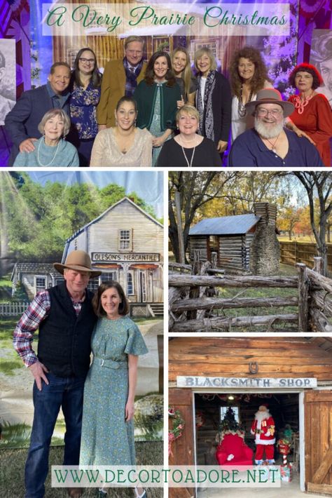 A Very Prairie Christmas - Decor To Adore Prairie Christmas, Christmas Exterior, California Towns, Pioneer Village, Little House On The Prairie, Laura Ingalls Wilder, Laura Ingalls, House Book, Twin Sisters