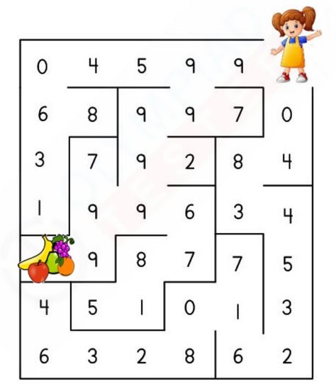 Number Maze : 9 Number Maze, Free Preschool, Number 9, Preschool Kindergarten, Kindergarten Worksheets, Kindergarten, Preschool, Dots, Lily