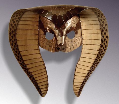 Anbu Mask, Egyptian Mask, Snake Costume, Starověký Egypt, Snake Art, Mask Masquerade, Head Mask, Leather Mask, Cool Masks