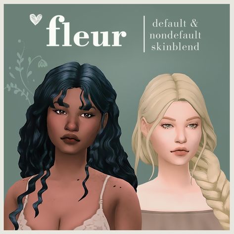 ✿Roli Cannoli CC Findz Corner✿ — flowermilksims: 🌷 fleur skinblend 🌷 here we go -... Sims 4 Fleur Skin, Fantasy Play, The Sims 4 Skin, Face Details, Pelo Sims, Skin Details, Sims 4 Mm Cc, Sims 4 Cc Makeup, Sims 4 Game Mods