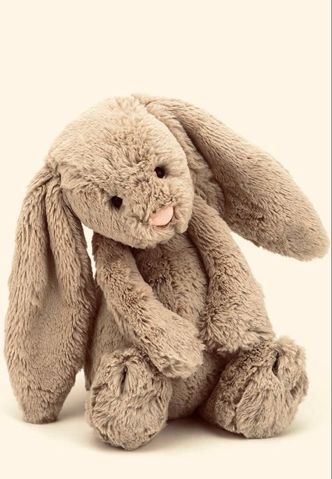 Neutral bunny perfect for Easter! Bashful Bunny, Jellycat Toys, Bunny Stuffed Animal, Jellycat Bashful, Cuddle Buddy, Gift For Boys, Bunny Plush, Let Go, How To Make Beads