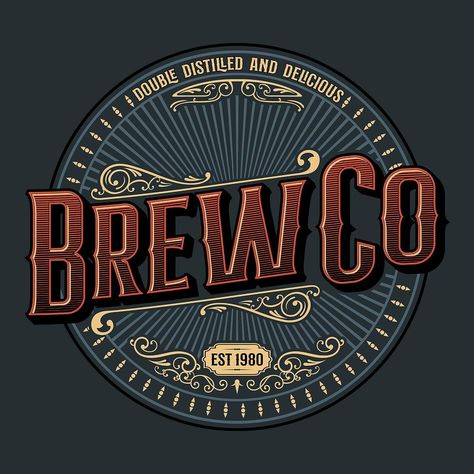 Badge logo design for fictional brewery Brew Co 🍻 #brewerybrand #brewerybranding #brewerylogo #brewery #brewerybrandidentity #branddesign #badgedesign #badgelogo Brewery Logo Design, Badge Logo Design, Brewery Logos, Brand Board Design, Ux Design Principles, Brewery Logo, Brand Website Design, Brand Website, Bar Logo