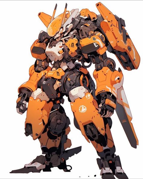 Mecha Concept Art Robots, Mecha Robot Concept, Mecha Design Concept Art, Mecha Concept Art, Cute Mecha, Mecha Drawing, Mecha Illustration, Mech Armor, Mecha Art