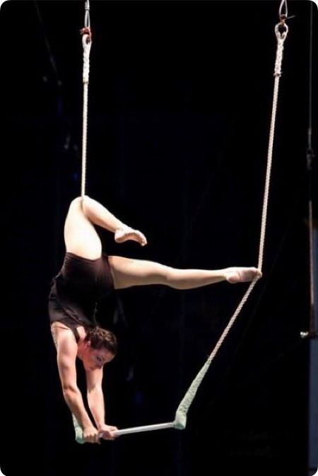 Static Trapeze Tricks, Gothic Circus, Static Trapeze, Aerial Hoop Lyra, Lydia Beetlejuice, Aerial Gymnastics, Circus Aesthetic, Strange And Unusual, Aerial Acrobatics