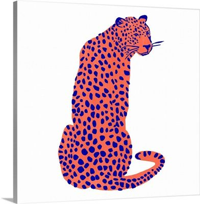 Wildlife Wall Art, Canvas Prints & More | Great Big Canvas Animal Graphic, Everly Quinn, Big Canvas Art, Wall Plaques, Animal Design, Canvas Print Wall, Classic Art, Stretched Canvas, Blue Orange