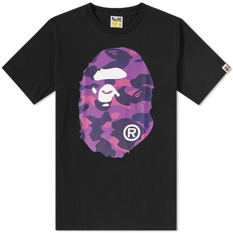 Bape Outfits, Bape T Shirt, Bape Shirt, Purple Camouflage, Camouflage Outfits, Purple Camo, Outfit Inspo Casual, Camo Shirts, Purple Design