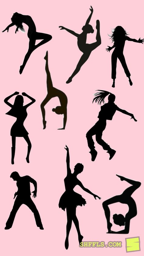 Dancing Silloettes, Dancer Shadow, Dancing Drawing Reference, Dance Shadow, Fairy Elements, Music Silhouette, Dance Duet, Dancer Quotes, Shadow Dance