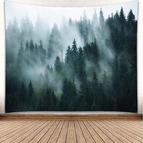 Tree Wall Hanging, Garden Backdrops, Woodland Wall Art, Small Tapestry, Tapestry Nature, Tree Tapestry, Woodland Wall, Forest Tapestry, Large Tapestries