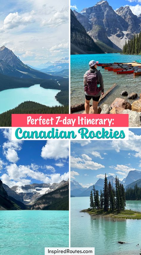 Absolute BEST things to do in Banff and Jasper National Parks! This Canadian Rockies adventure is for outdoors travel lovers. From gorgeous mountain peaks to lush waterfalls and stunning lakes, this is such an amazing place in Canada! | Alberta Vacation | Canadian Rockies | Best things to do in Canadian Rockies | Rockies Road Trip | Summer Destinations Jasper National Park Canada, Things To Do In Banff, Canada Vacation, Best Vacation Destinations, Canada National Parks, Banff Canada, Canada Destinations, Summer Destinations, American Travel