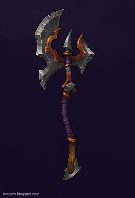 Greataxe Art, Battle Axes, Art Test, Blizzard Entertainment, Texture Paint, Game Concept Art, Fantasy Armor, Game Concept, Weekend Projects