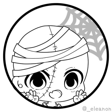 Chibi Halloween, Chibi Base, Body Pose Drawing, Anime Base, Chibi Drawings, Art Base, Halloween Stickers, Cute Poses, Drawing Base