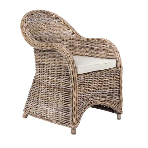 Birch Lane™ Heritage Gemana Armchair Reviews | Wayfair - weight capacity: 350 lbs Coastal Chairs, Teal Interiors, Wicker Armchair, Rattan Armchair, Chair Types, Rattan Chair, Comfy Chairs, Outdoor Wicker, Upholstered Arm Chair